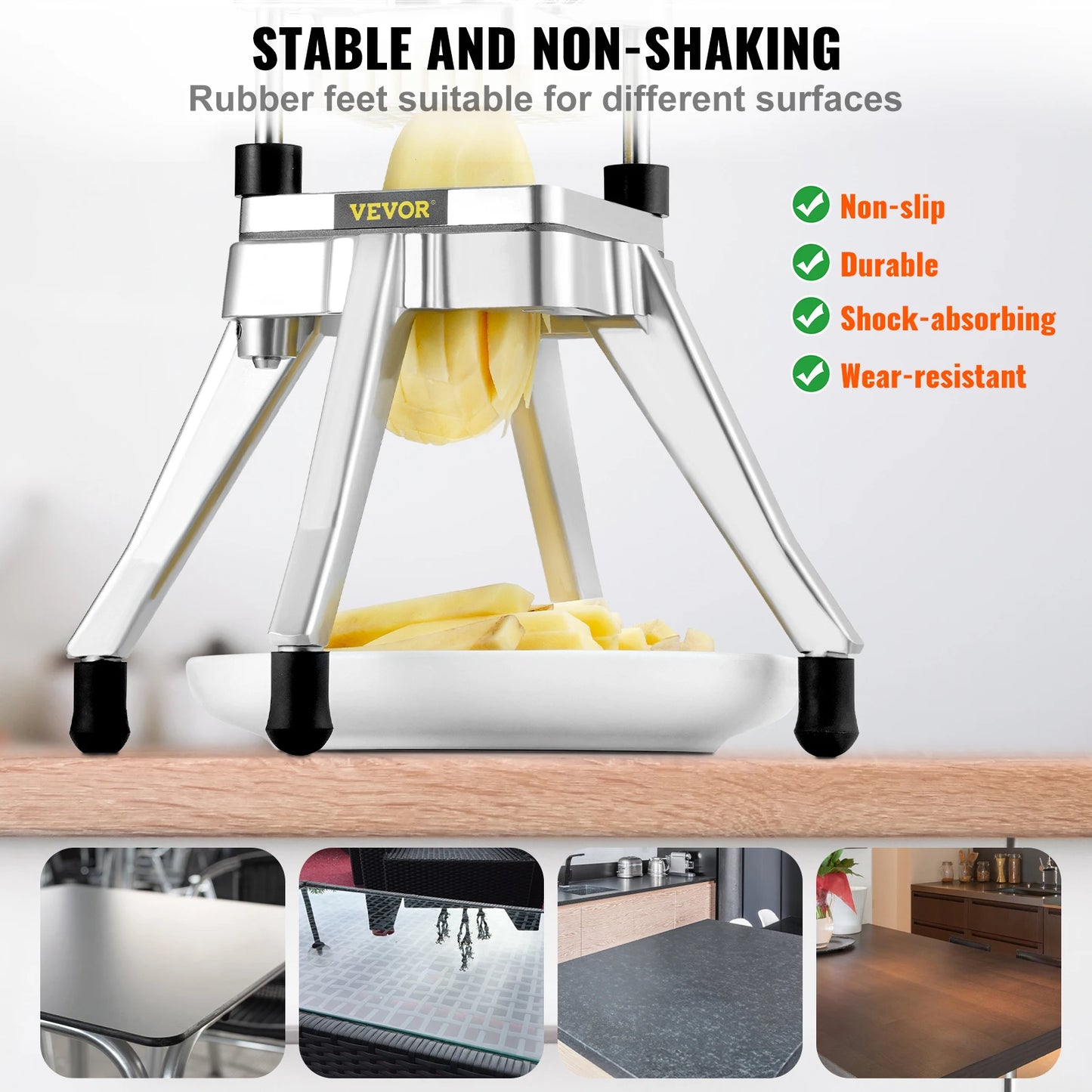 VEVOR Manual Fruit And Vegetable Dicer Cutter Stainless