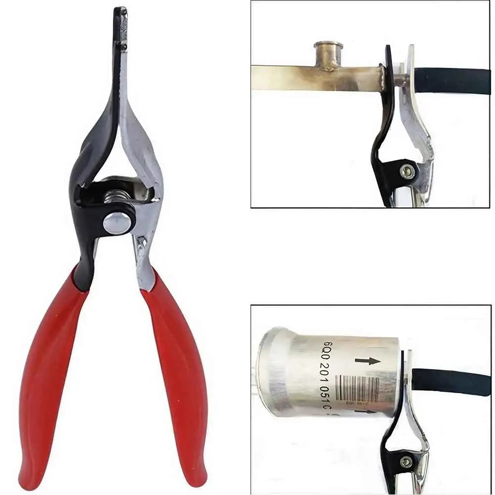 Car Trim Clip Removal Pliers, Auto Repair Tool for Light Maintenance, Bent Hose Pliers for Fuel and Vacuum Line