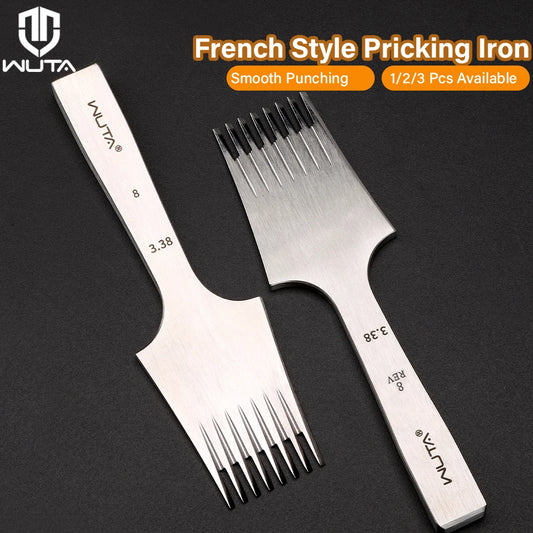WUTA 1pc High Quality Sharp Leather Chisel French Style Punch