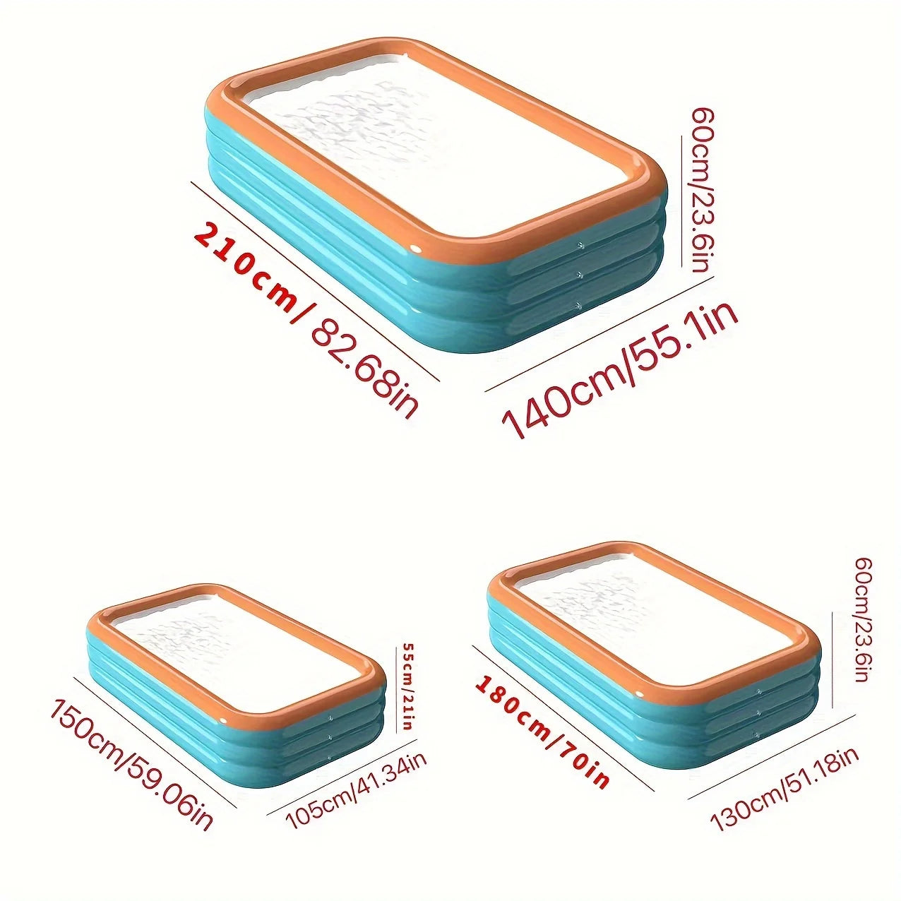 Easy-Setup Inflatable Swimming Pool for Family Fun