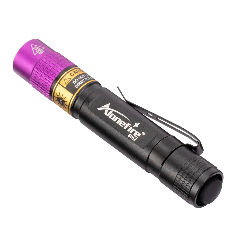 365/395nm UV Flashlight Blacklight Mini Ultraviolet Pet Urine Stain