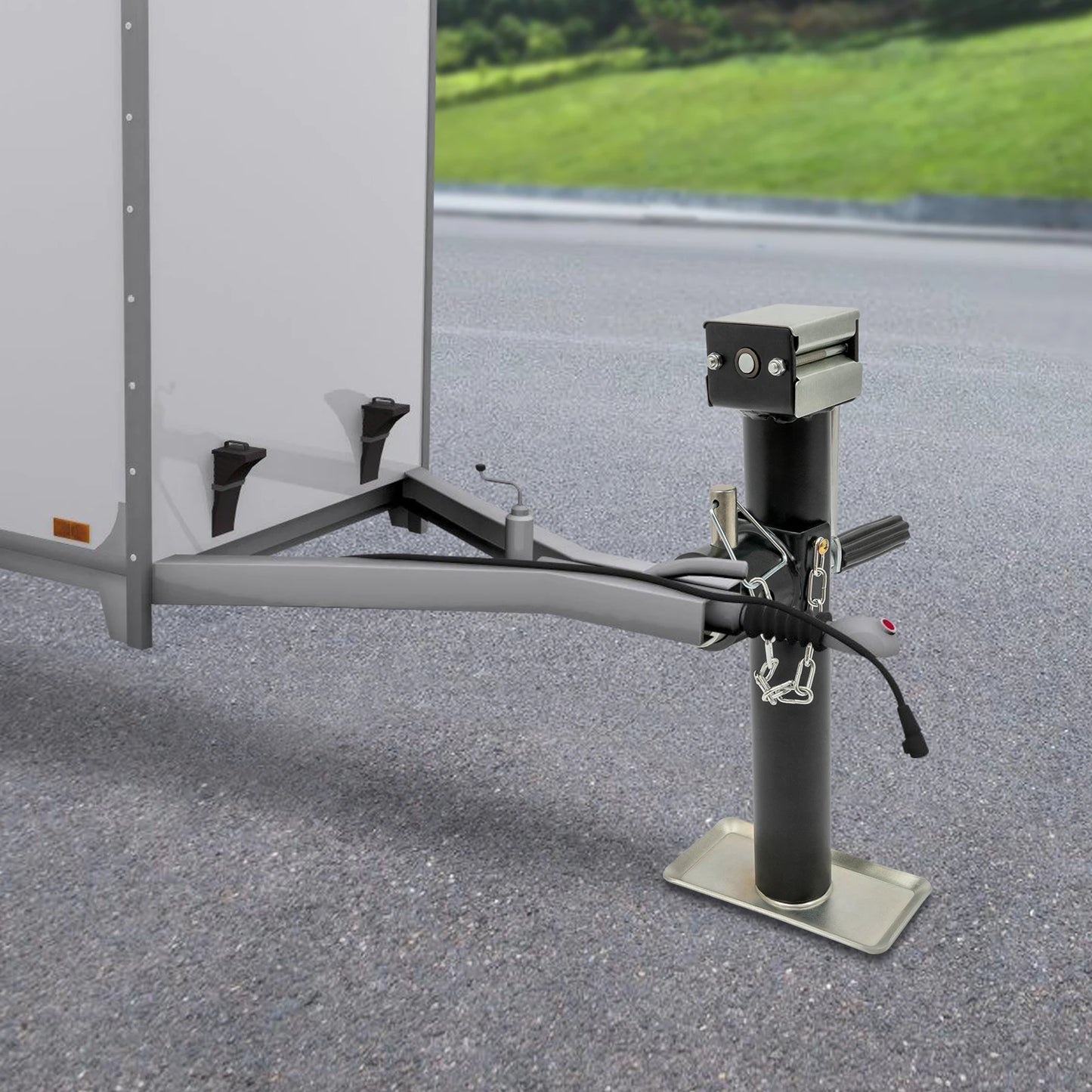 Manual Car Jack Heavy Duty Steel With Support Base