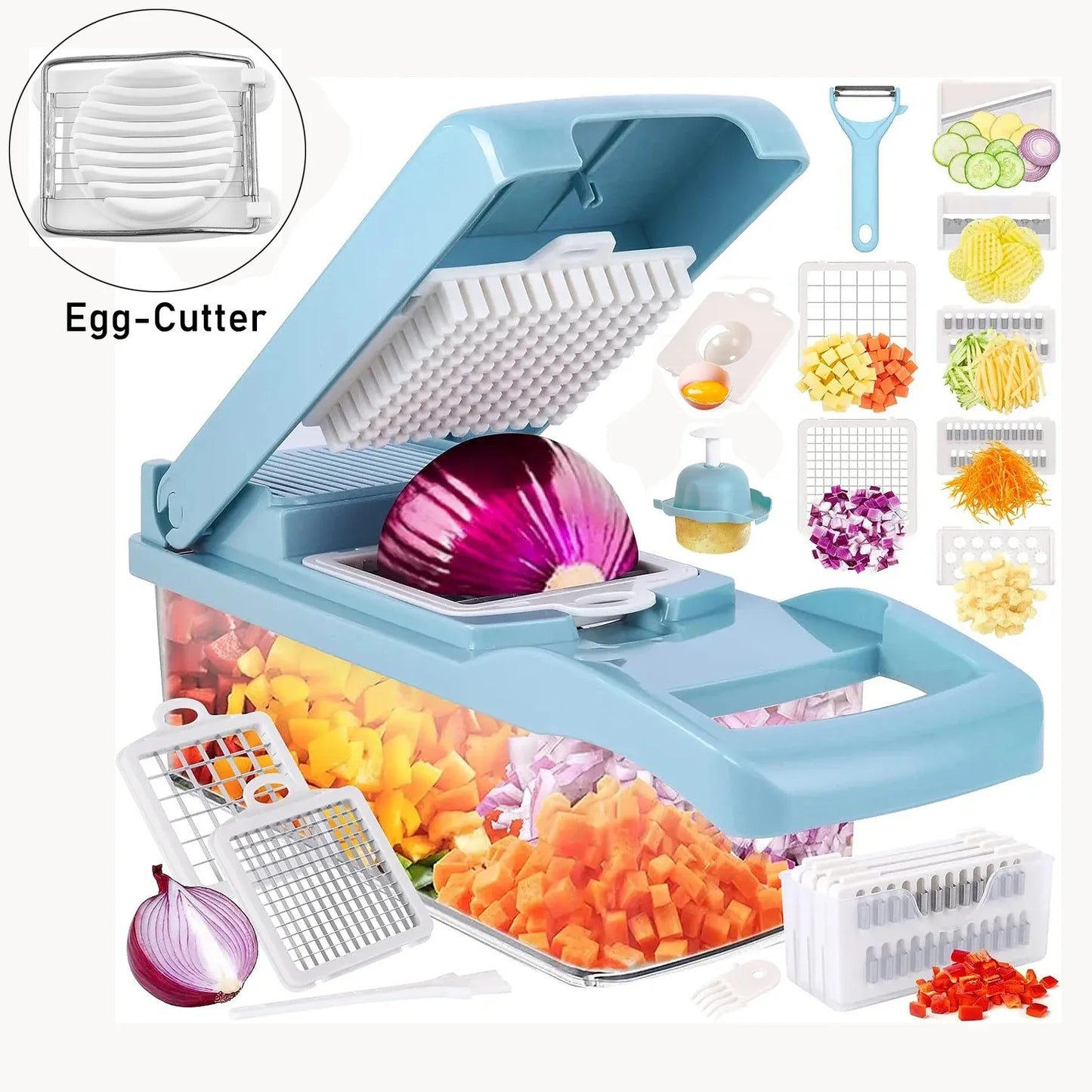 12 In 1 Multifunctional Vegetable Cutter And Food Chopper