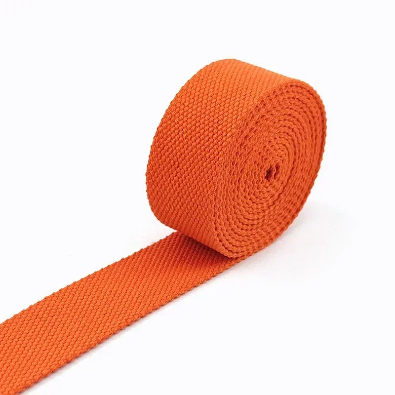 5Meters 20-50mm Cotton Webbing Tapes For DIY Bags Strap
