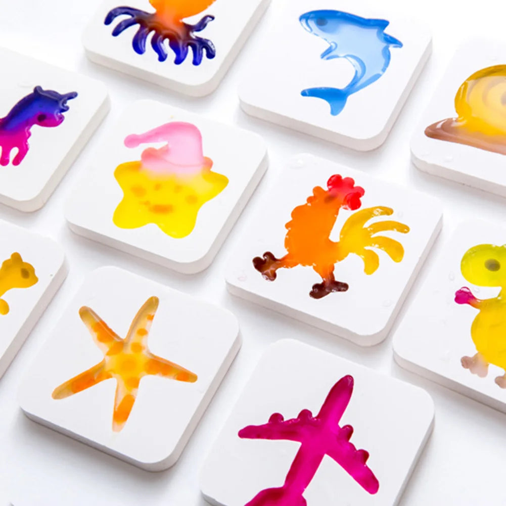 DIY Magic Water Elf Toys Kids Handmade Craft Painting Stickers