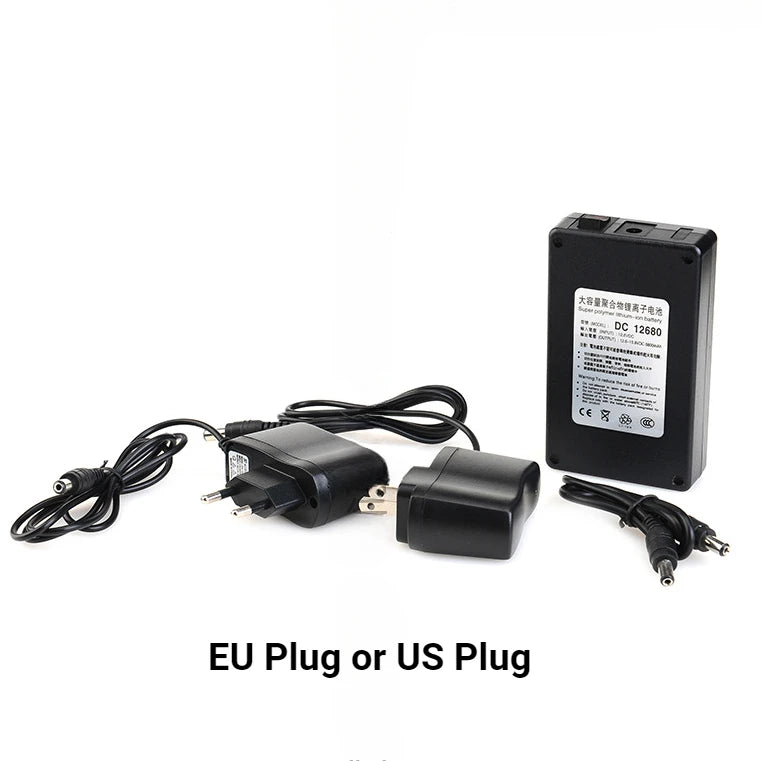 QINGFEI 12V 6800mAh Li-Polymer Battery Pack for Cameras Camcorders