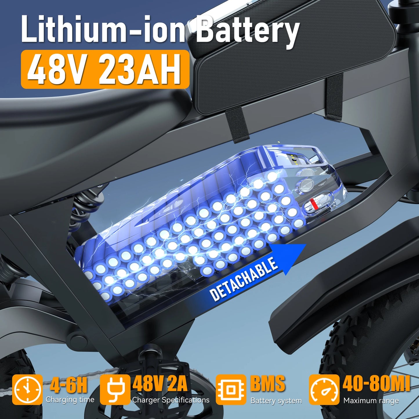 ZorixBike R8 Pro Electric Off-Road Bike 80 Mile Range 3000W