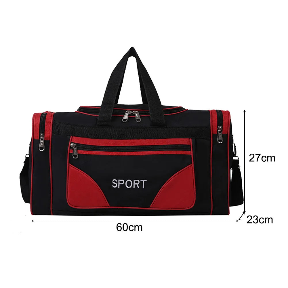 Nylon Travel Duffel Bag Large Capacity Handbag Portable Outdoor Gym Luggage Bag