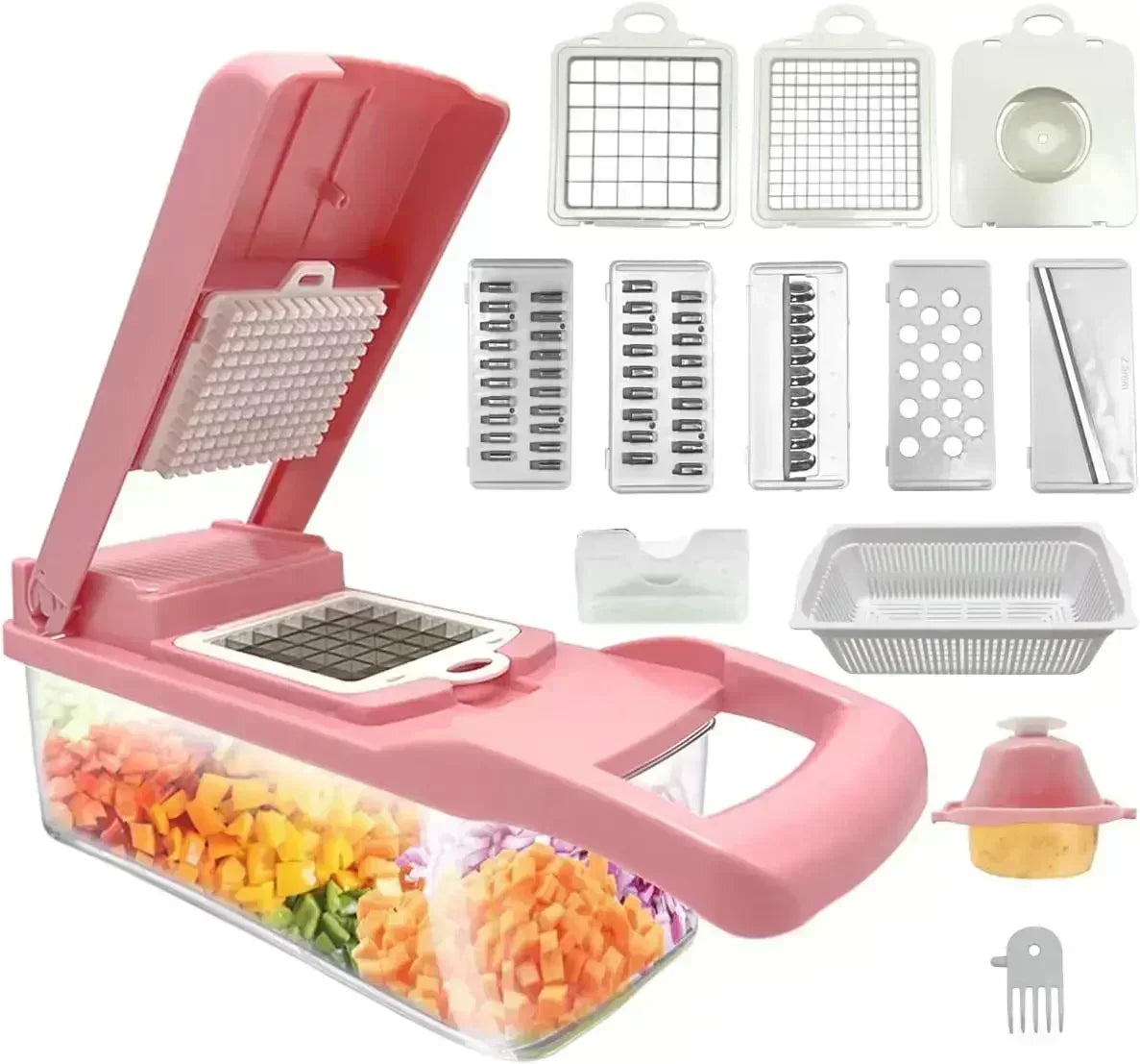 12 In 1 Multifunctional Vegetable Cutter Food Chopper Slicer
