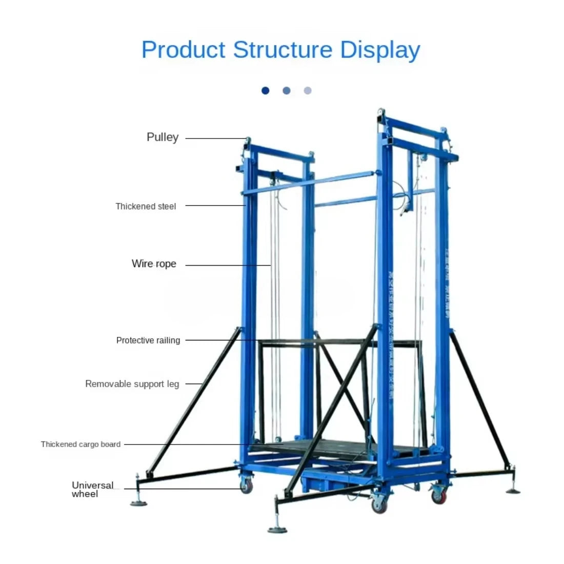 Electric Automatic Lifting Scaffold Platform with Remote Control