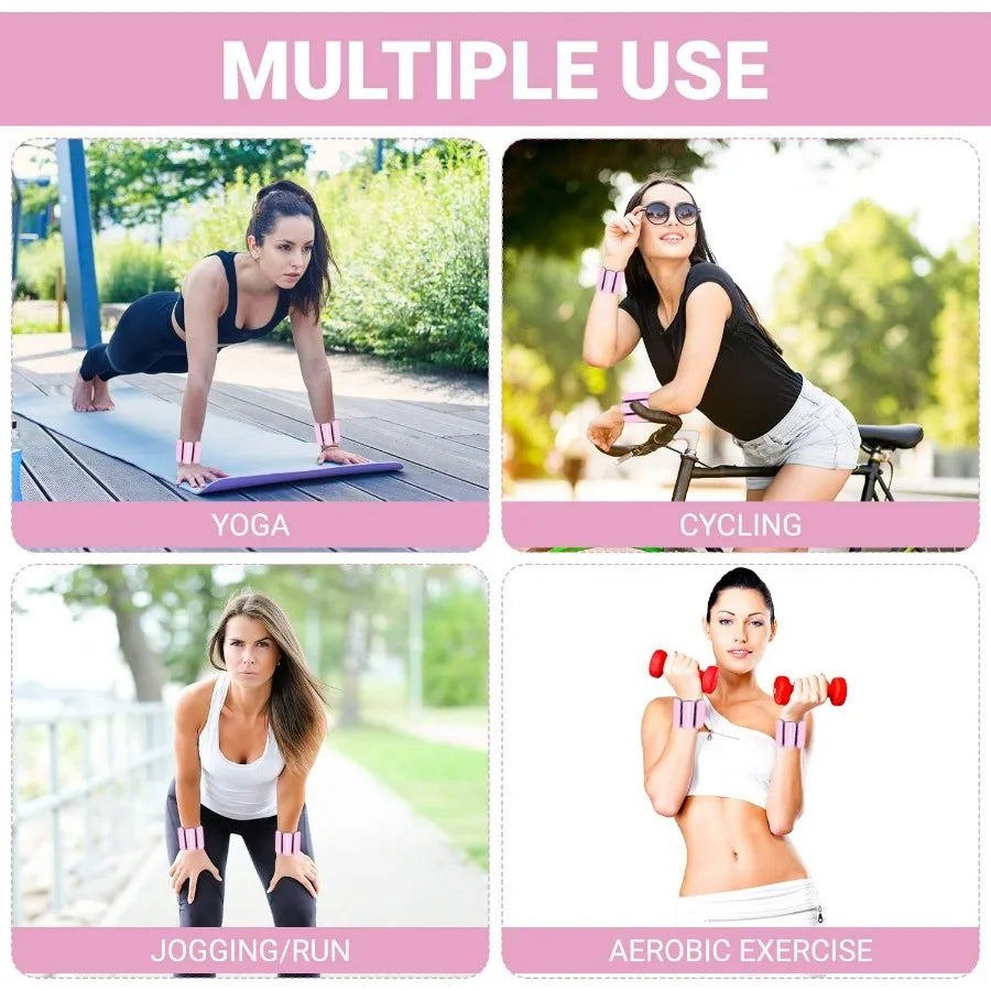 LISM Adjustable Wrist And Ankle Weights For Running And Walking
