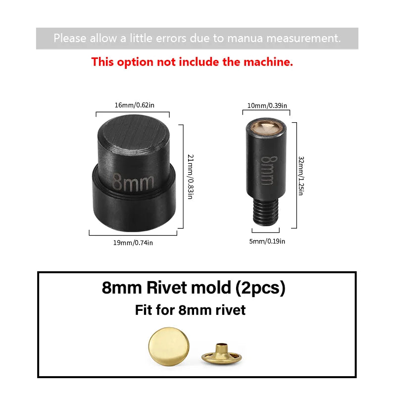 WUTA Manual Button Installation Tool Mute Punching Rivets