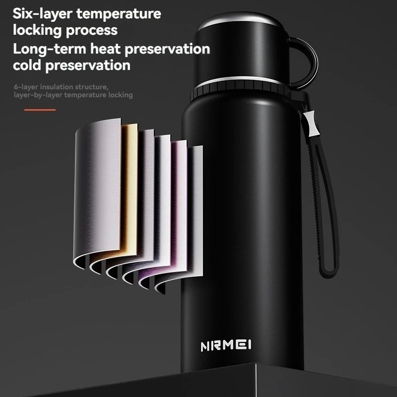 nRMEi Vacuum Thermos Flask Insulated Stainless Water Bottle