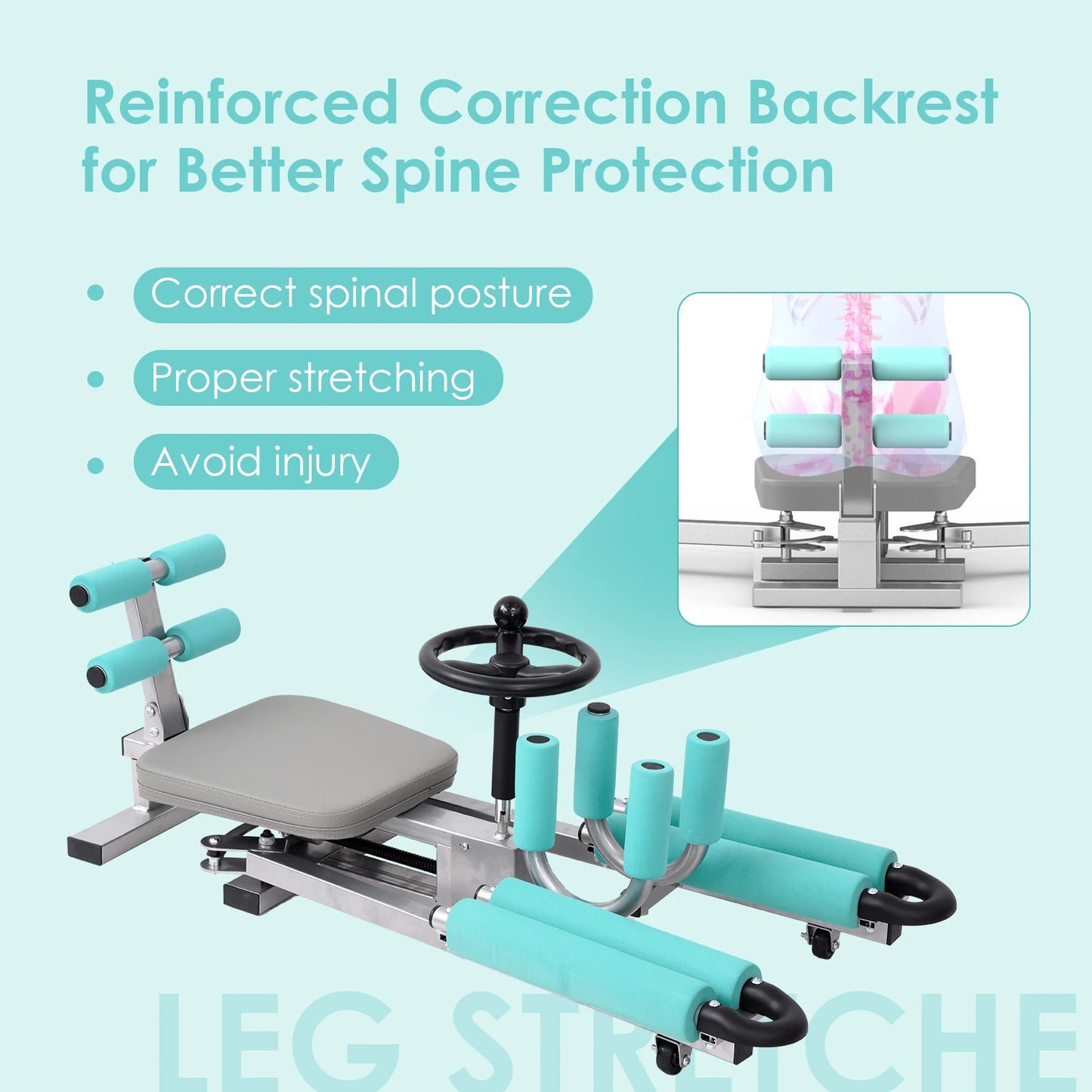 Function Heavy Duty Leg Stretcher for Splits and Hip Training