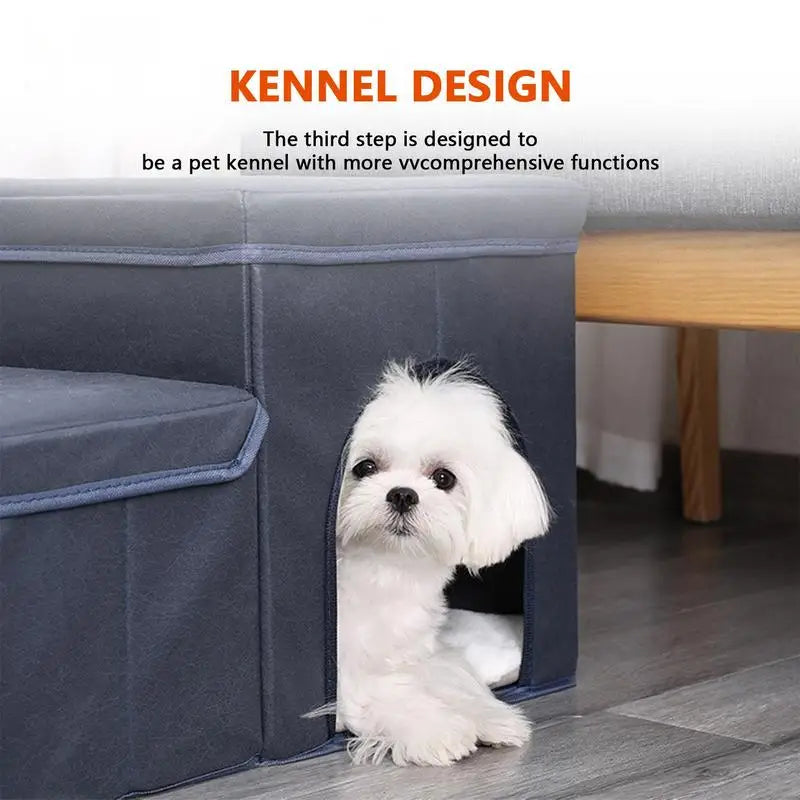 Foldable Dog Steps Dog Stair Portable Dog Steps With Storage Box