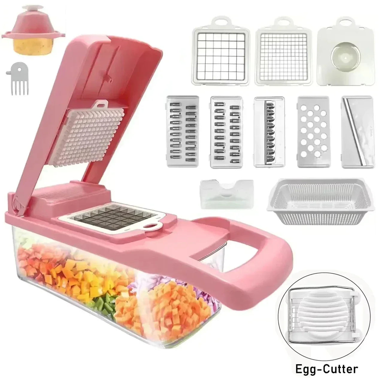 12 In 1 Multifunctional Vegetable Cutter Food Chopper Slicer