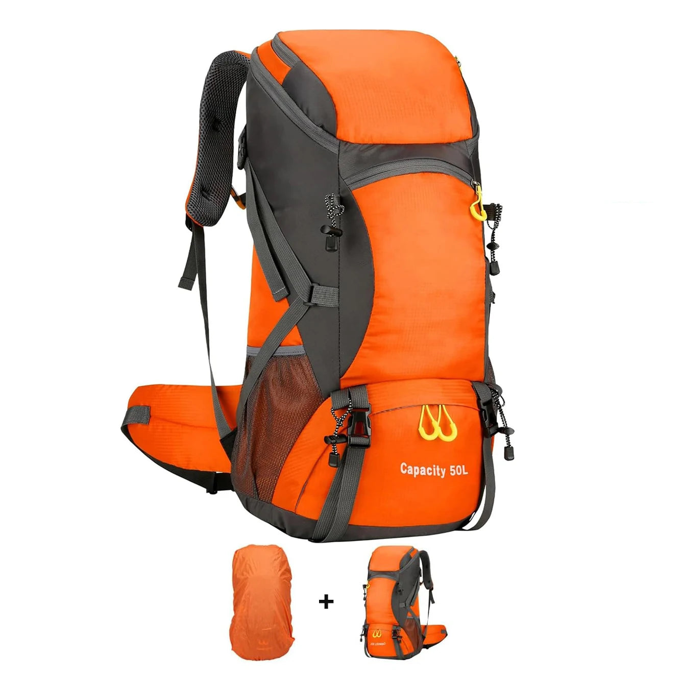 Hiking Backpack Waterproof 50L Lightweight Travel Rucksack