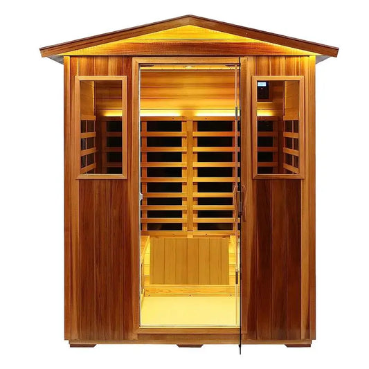 Feature Outdoor Far Infrared Sauna For Home Wellness