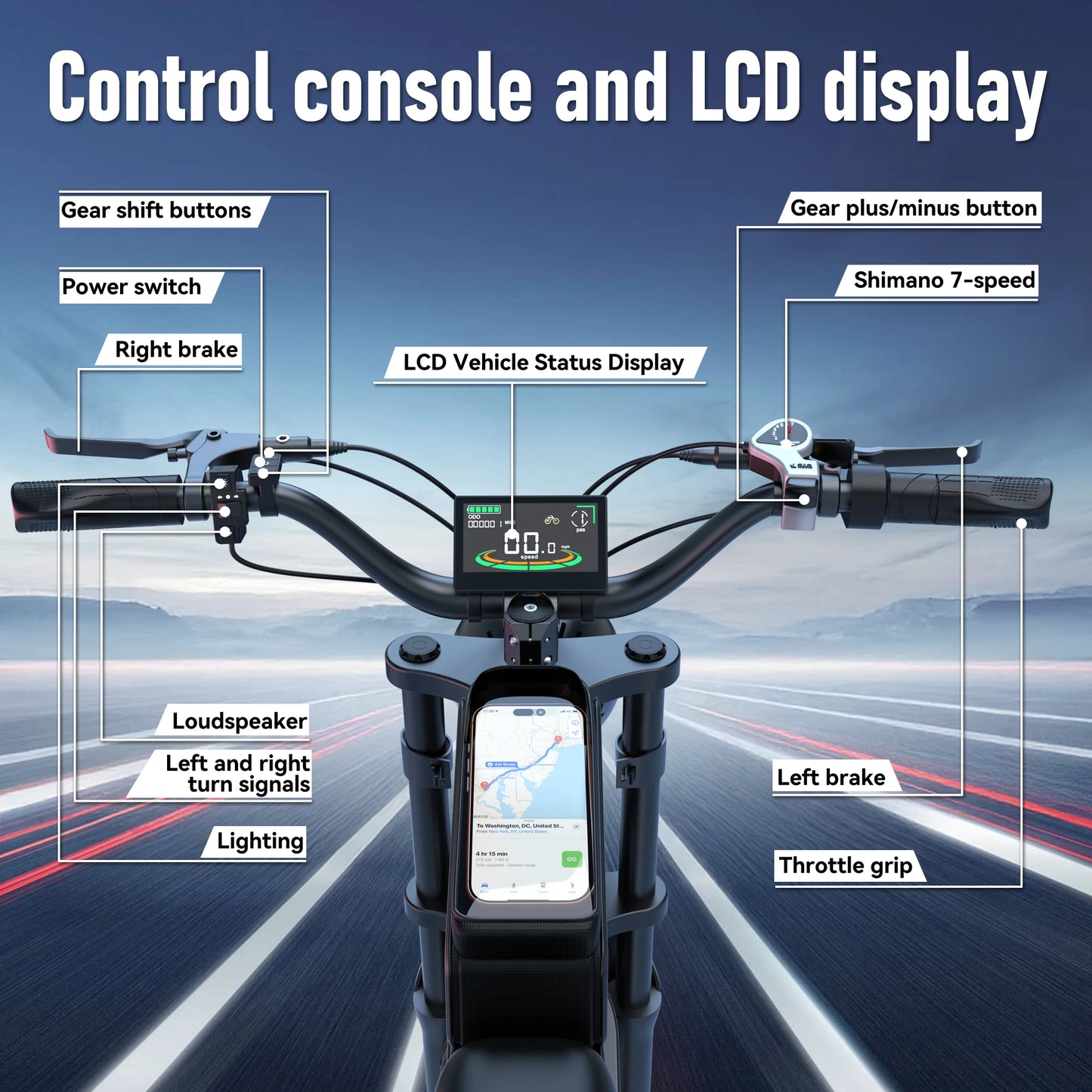 ZorixBike R8 Pro Electric Off-Road Bike 80 Mile Range 3000W