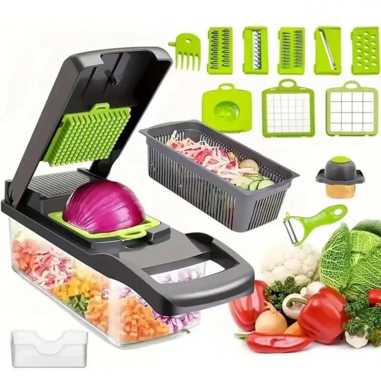 12 In 1 Multifunctional Vegetable Cutter And Food Chopper