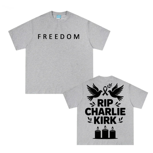 Freedom Homing Pigeon Tee RIP Charlie Kirk Unisex 100 Cotton