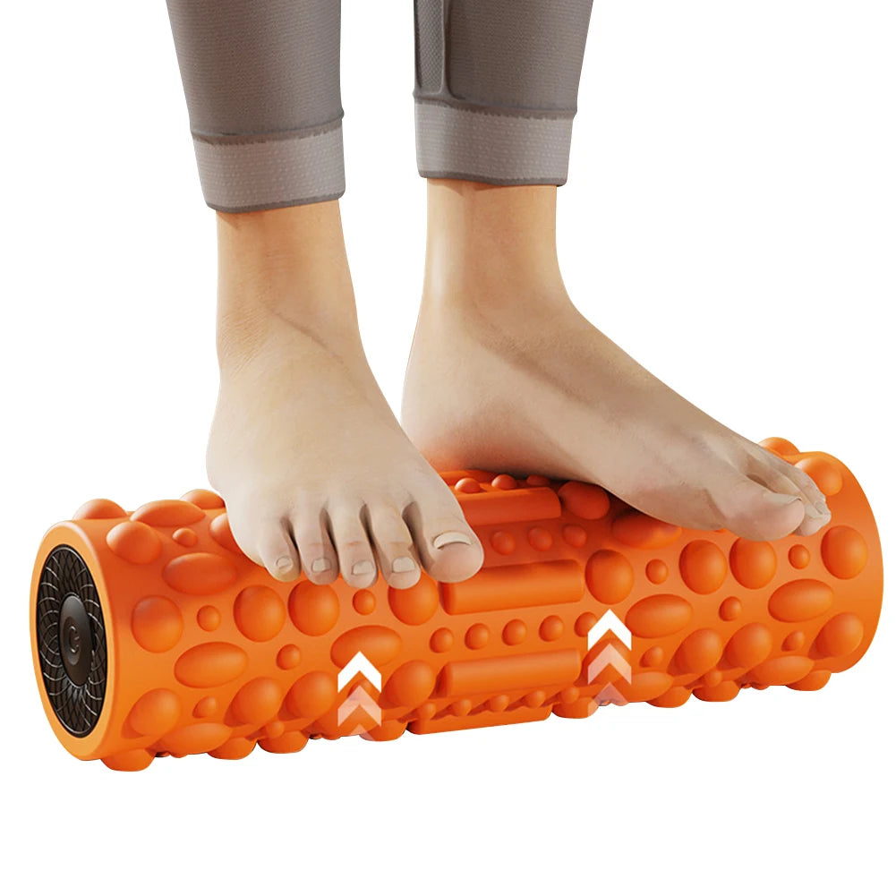 APWIKOGER Electric Vibrating Foam Roller Muscle Massager Column