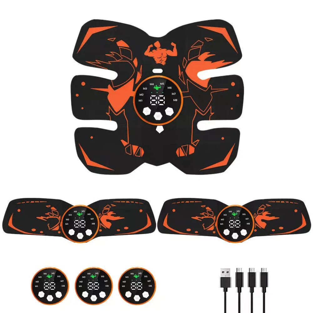 EMS Muscle Stimulator Abdominal Body Slimming Belt Trainer