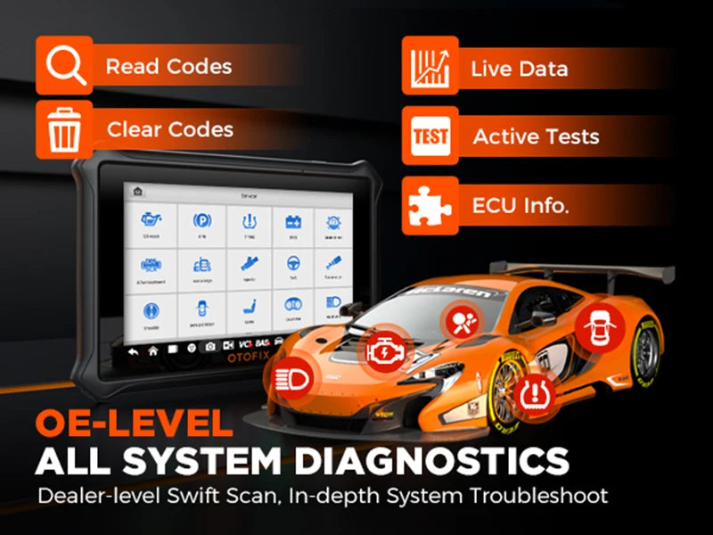OTOFIX D1 LITE OBD2 Scanner Car Diagnostic Tool Bluetooth Wireless