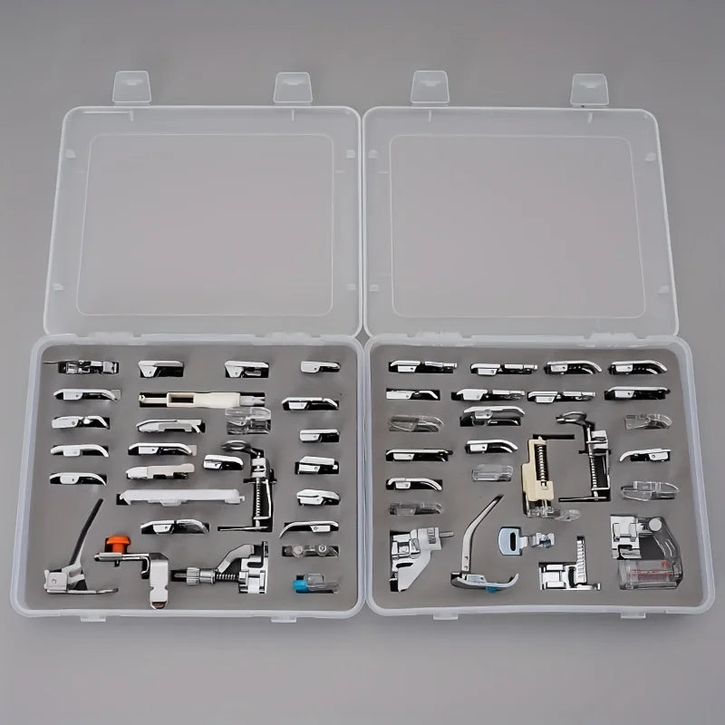 52pcs Professional Sewing Machine Foot Presser Feet Set
