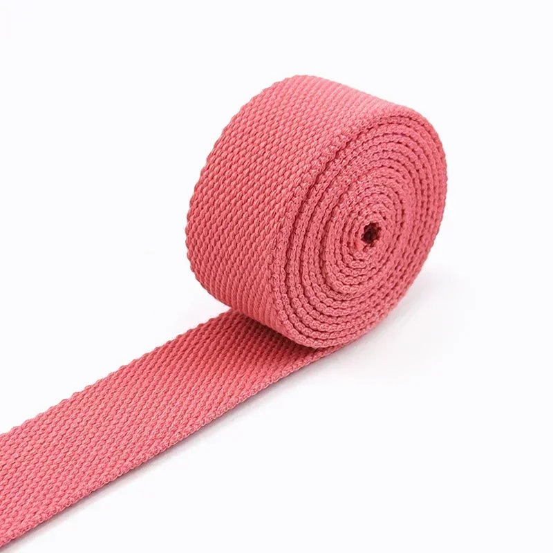 5Meters 20-50mm Cotton Webbing Tapes For DIY Bags Strap