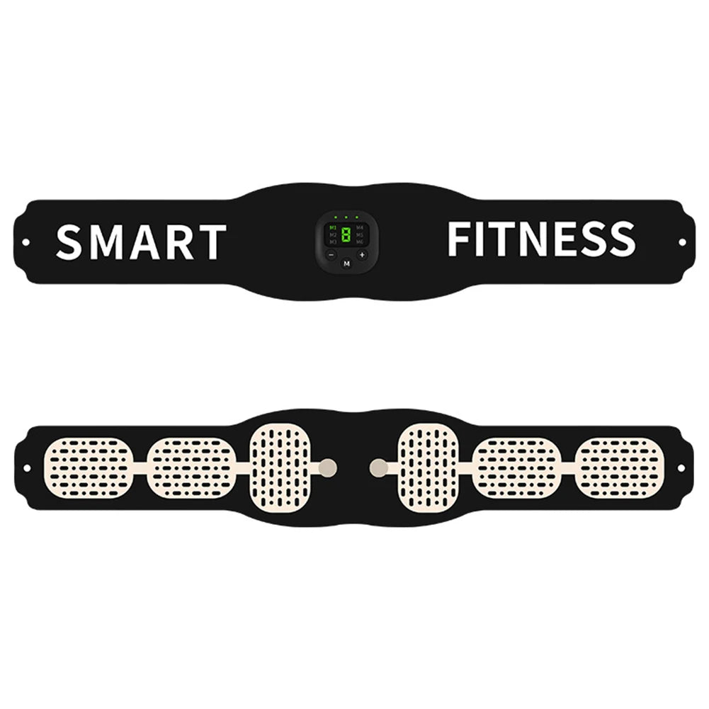 Abs Trainer EMS Abdominal Muscle Stimulator Electric Toning Belt Massager for Waist Belly Weight Loss Fitness Equipment