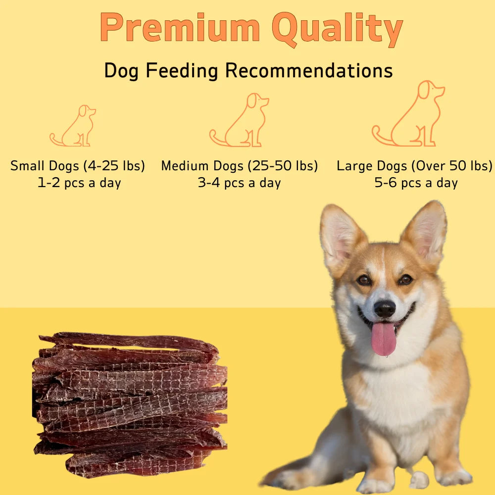 150g/5.29oz Chicken Jerky and Duck Jerky Dog Treats Healthy