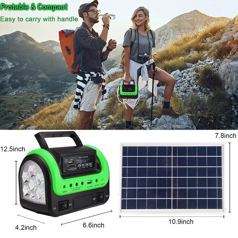 Portable Solar Generator Station Emergency Power for Camping
