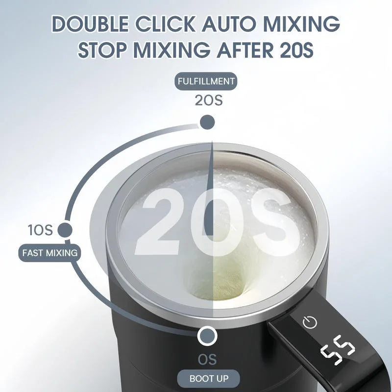 New USB Rechargeable Automatic Magnetic Cup Coffee Mug 380ML