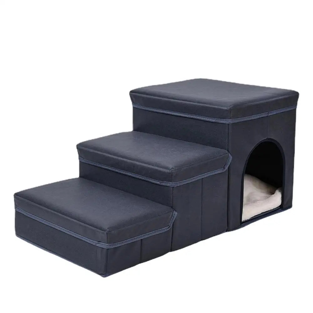 Foldable Dog Steps Dog Stair Portable Dog Steps With Storage Box