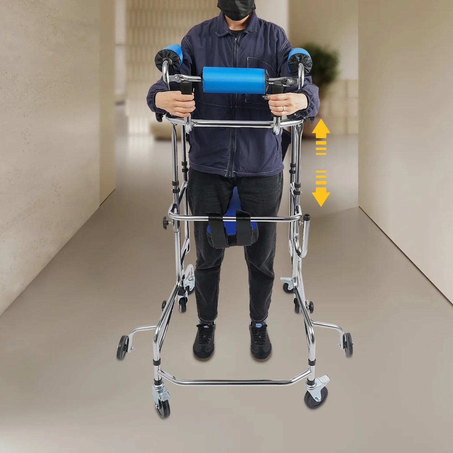 Lower Limb Rehabilitation Training Device With Adjustable Height