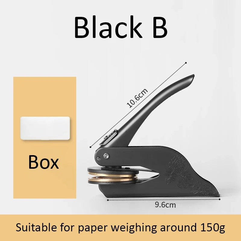 Logo Customized Embossed Stamp Emblem Embossing Machine