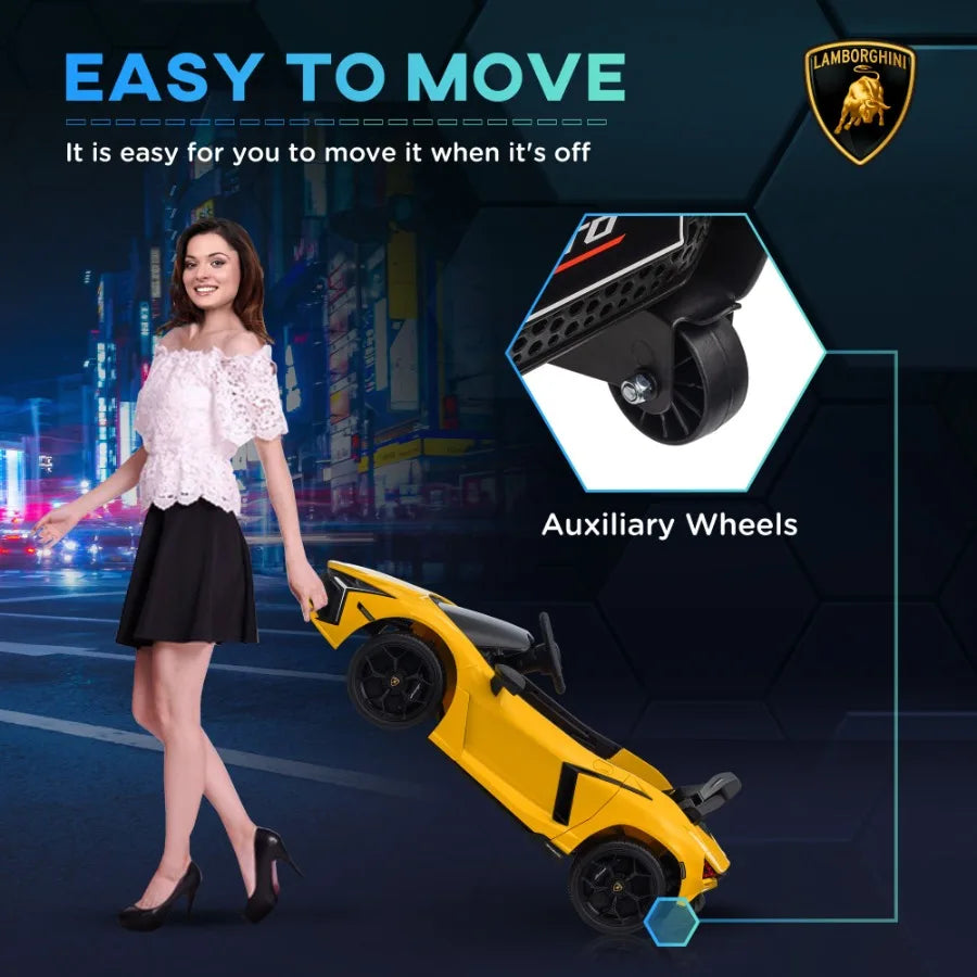 Qaba Lamborghini Revuelto Licensed 12V Electric Ride On Car