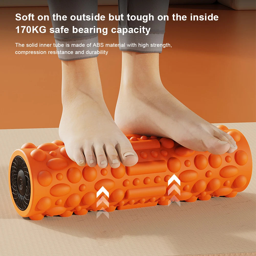 APWIKOGER Electric Vibrating Foam Roller Muscle Massager Column