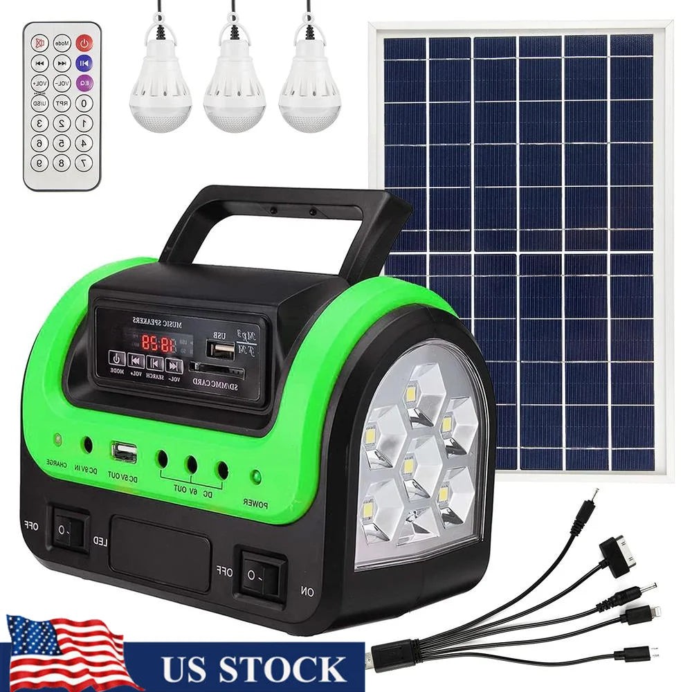 Portable Solar Generator Station Emergency Power for Camping