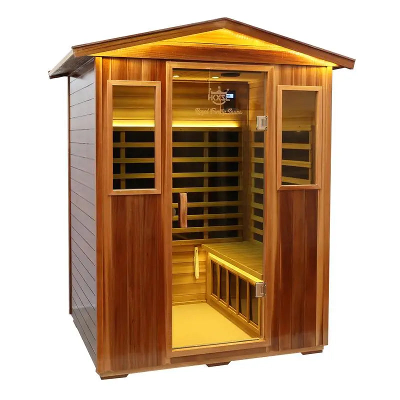 Feature Far Infrared Outdoor Sauna For Home Wellness