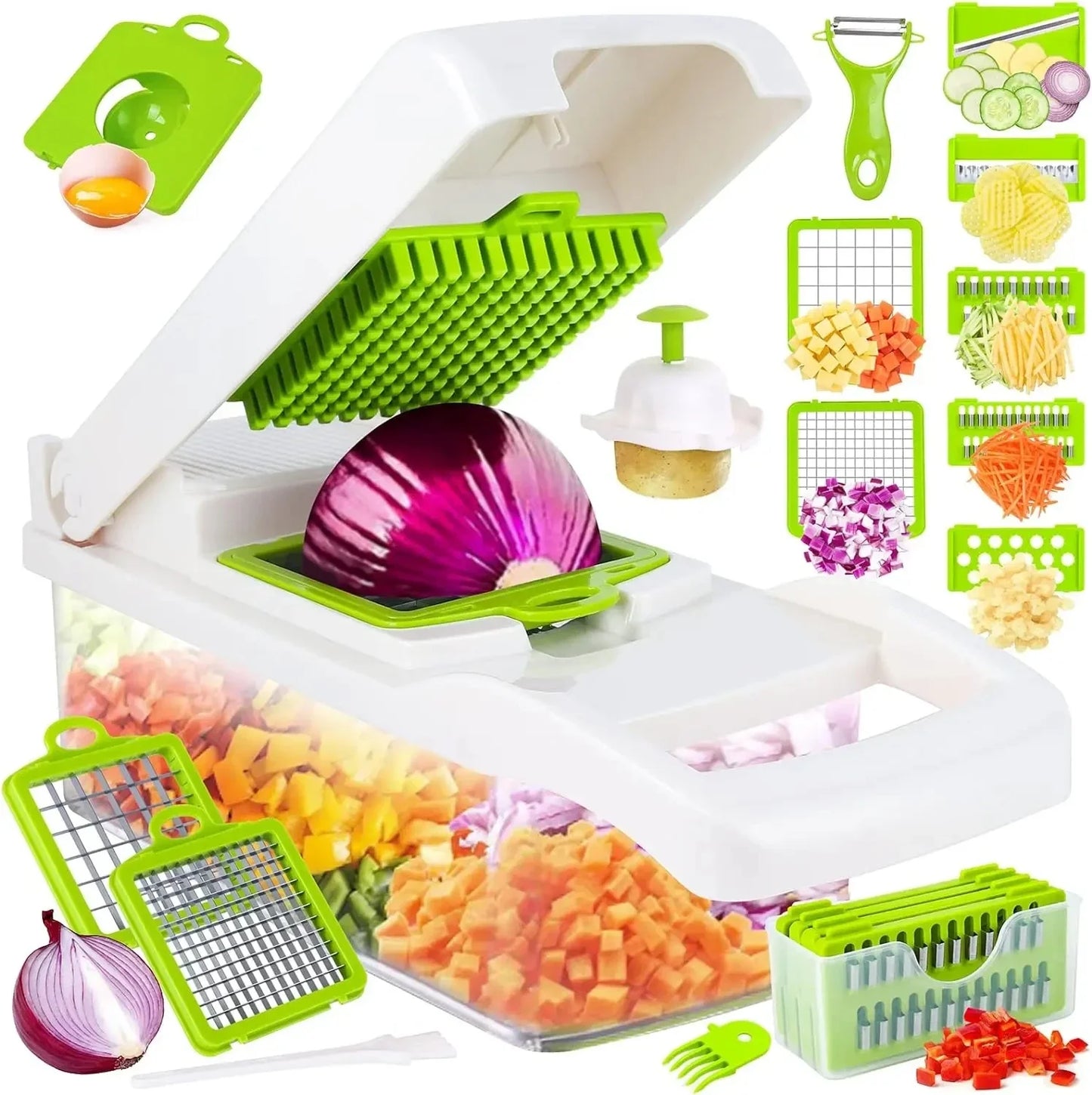 12 In 1 Multifunctional Vegetable Cutter And Food Chopper