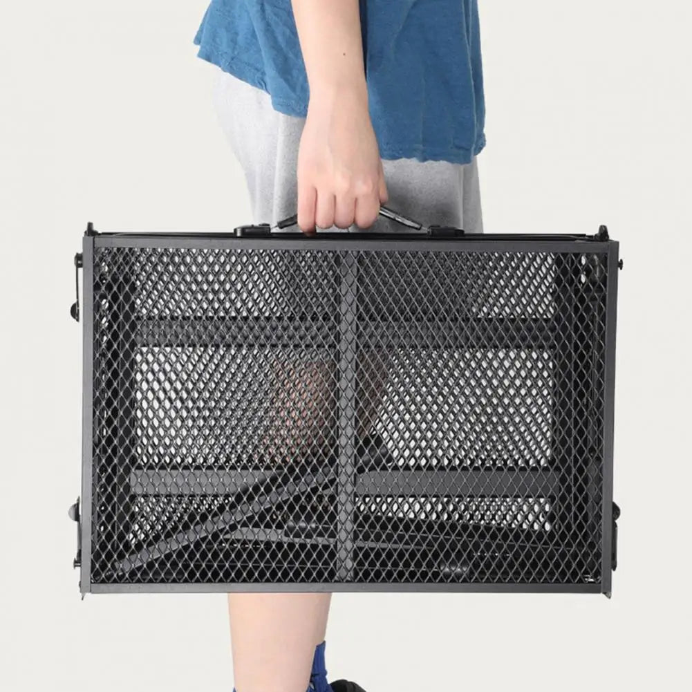 Lightweight Mesh Bi-fold Table for Outdoor Gatherings