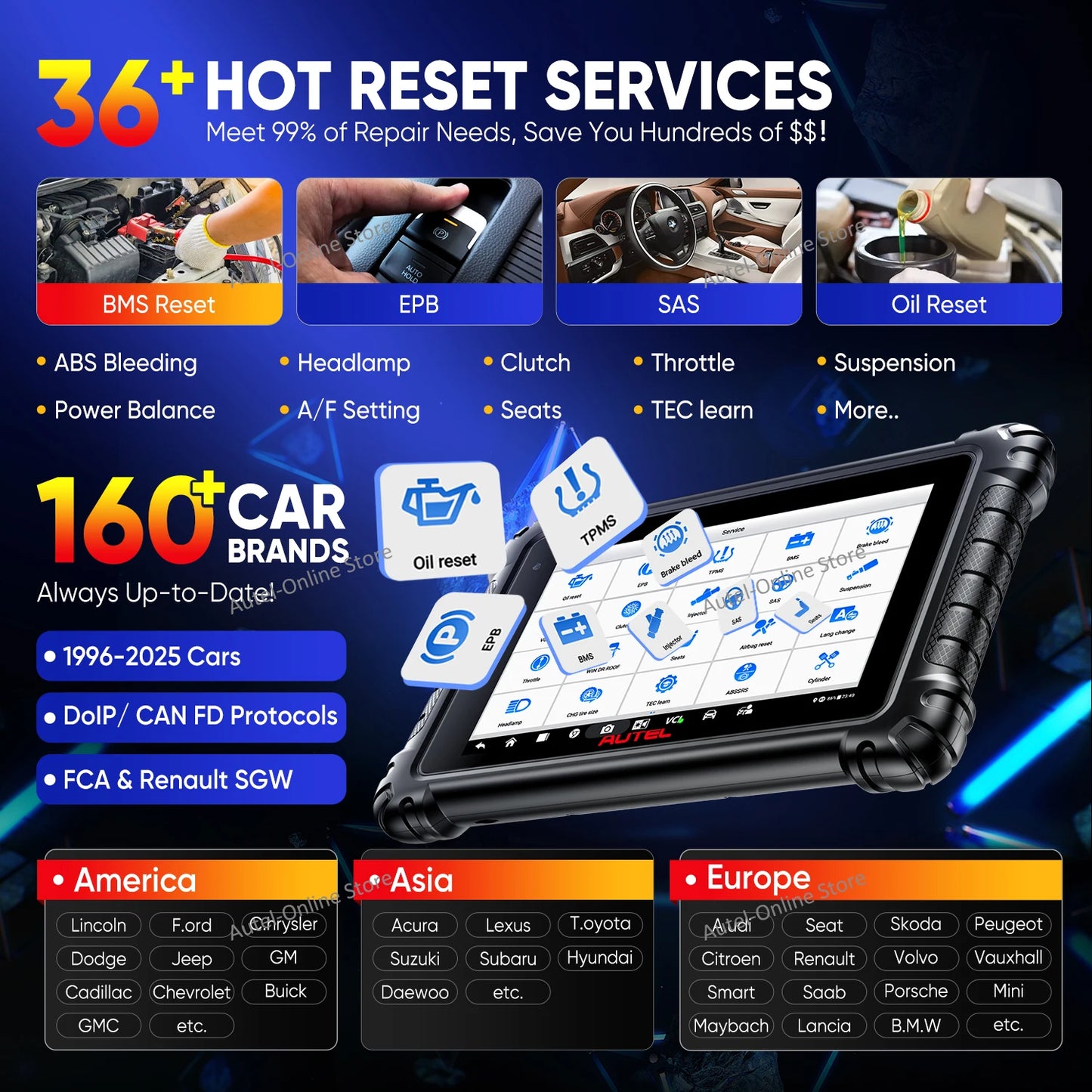 Autel MaxiSys MS906PRO Diagnostic Scanner With ECU Coding DoIP