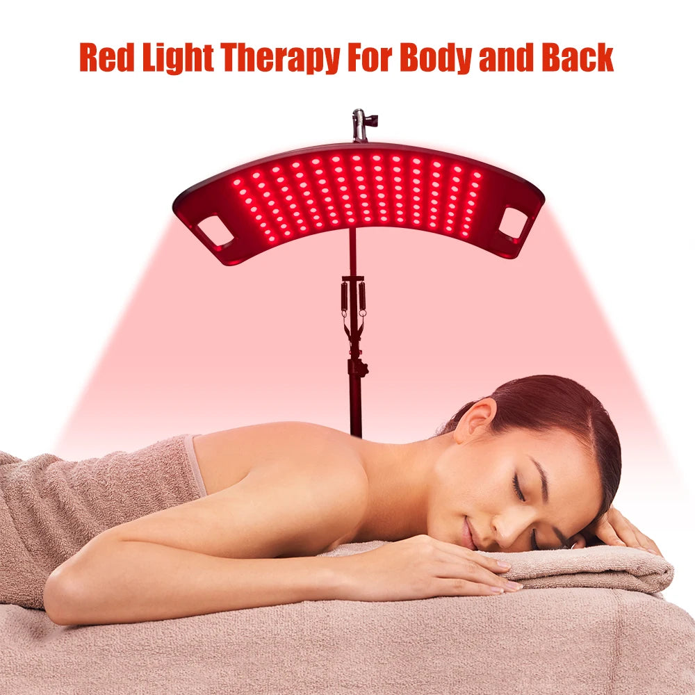 Electronic Red Light Therapy Lamp 660nm 850nm Panel With Stand
