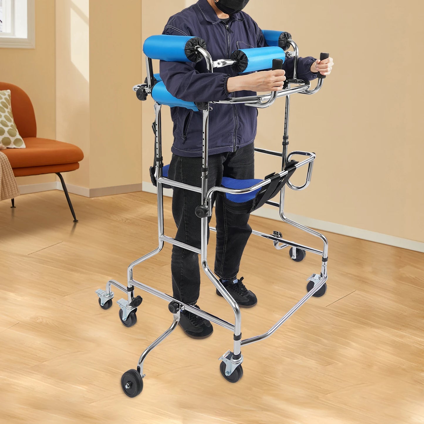 Origin Adjustable Width Lower Limb Rehabilitation Device With Brakes