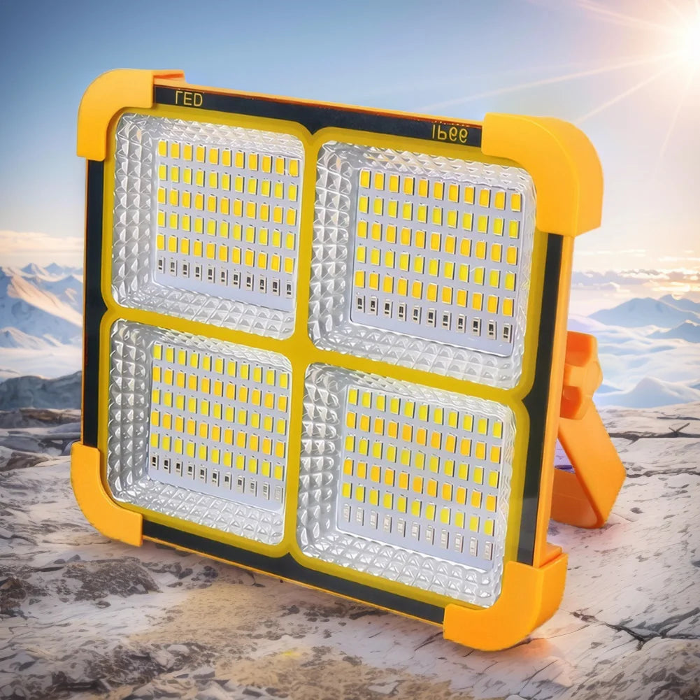 400W LED Solar Floodlight Waterproof Solar Light USB Rechargeable