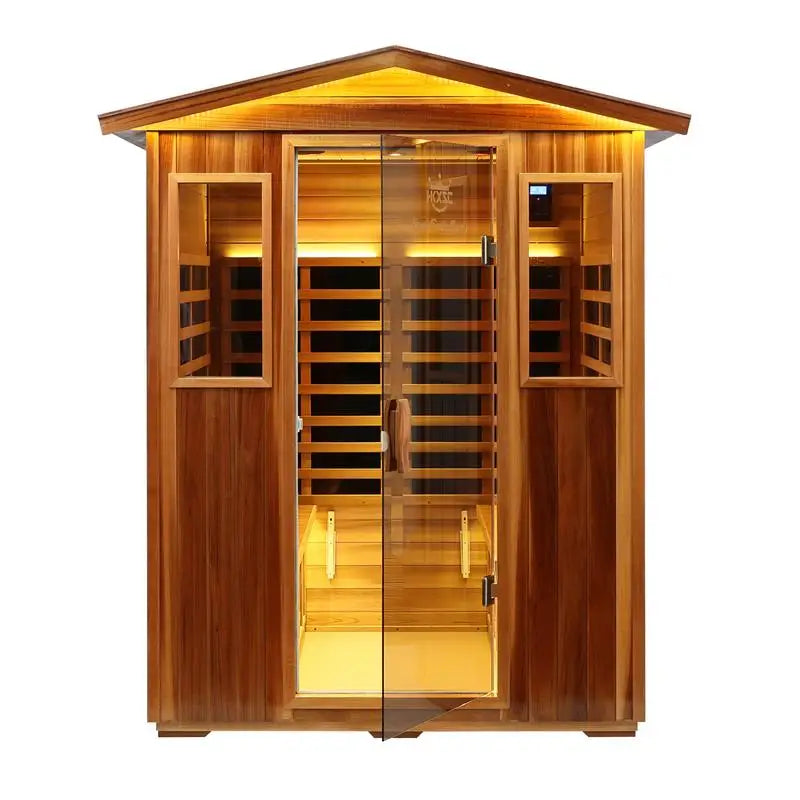 Feature Far Infrared Outdoor Sauna For Home Wellness