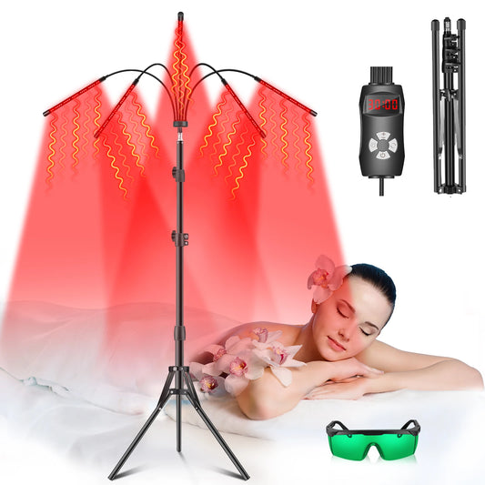 Astarexin Red Light Therapy Lamp With 150 LEDs Stand