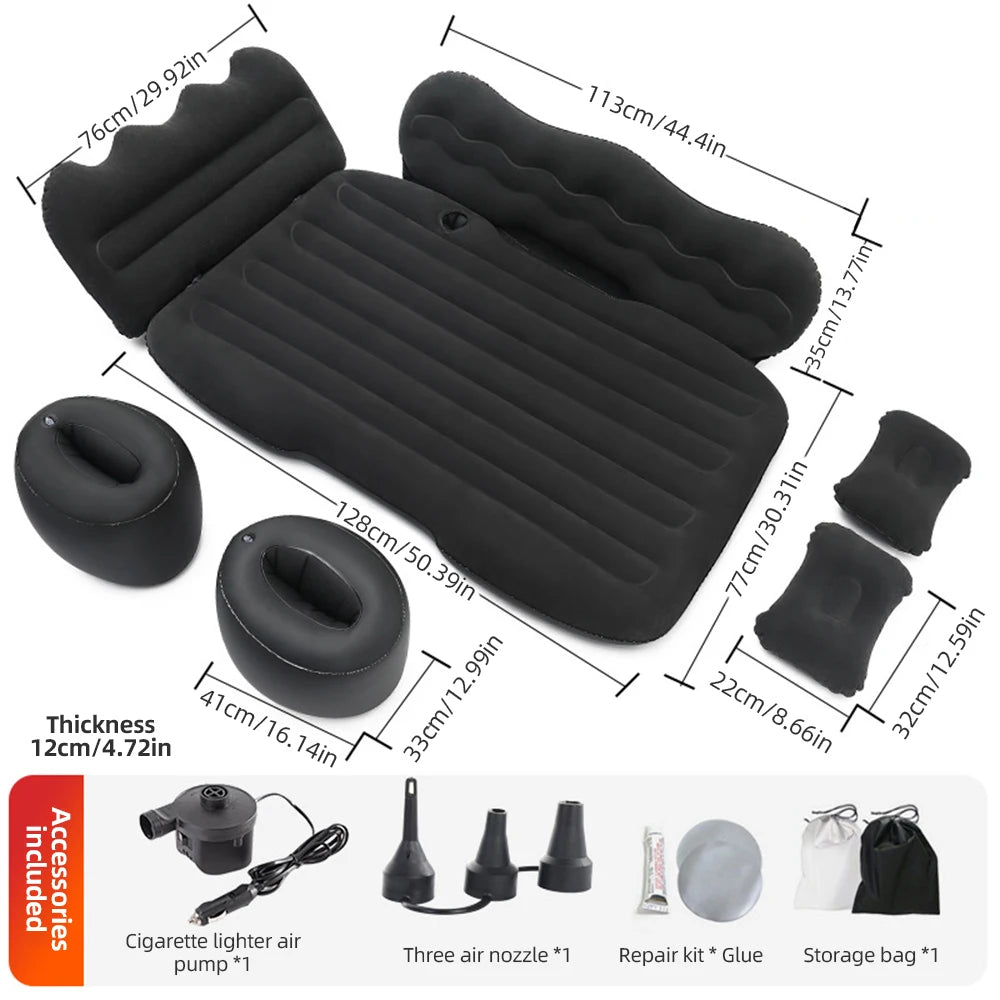 Mattress Car Inflatable Travel Bed for SUV Home Camping Mat